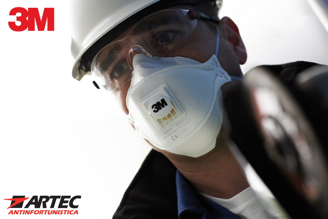 Mascherine 3M - tecnologia a bassa resistenza respiratoria