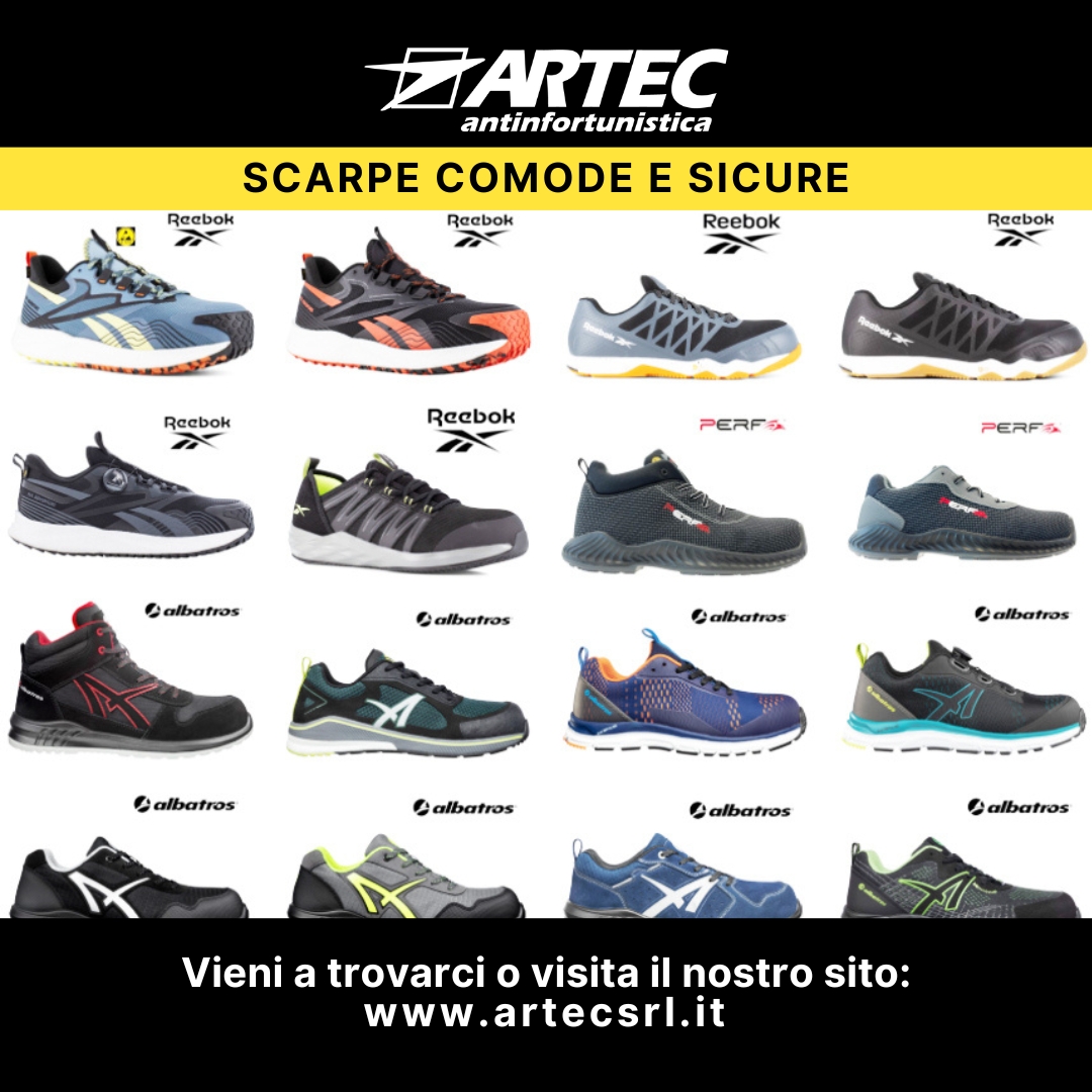 Artec, scarpe comode e sicure