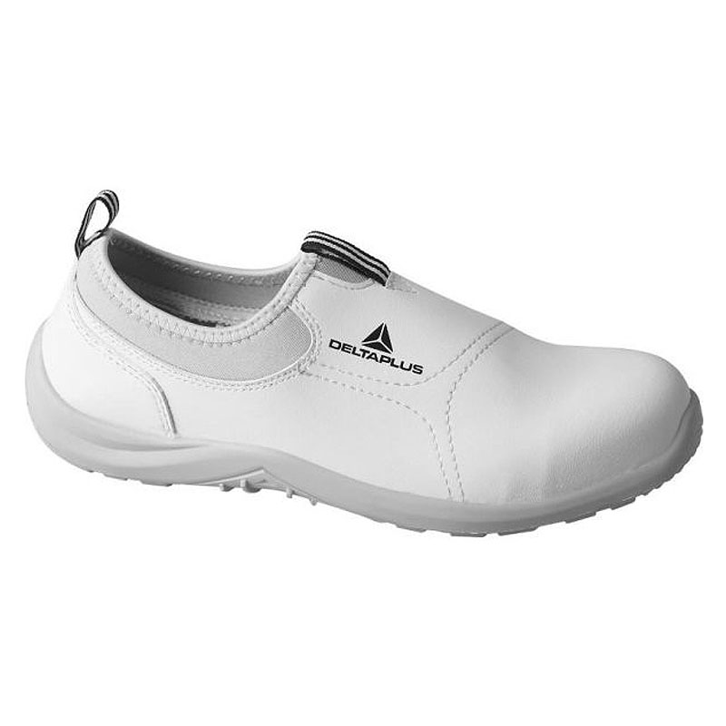 STIVALE GINOC. GOM. NITRILICA/PVC BIANCO SUOLA ANTISCIVOLO CARRARMATO GRIGIA