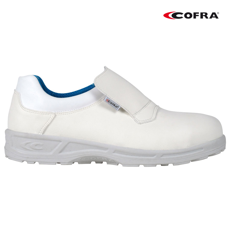 SCARPA BASSA COFRA CADMO WHITE S2 EN20345 CE BIANCA NEWTECH IDROREPELLENTE