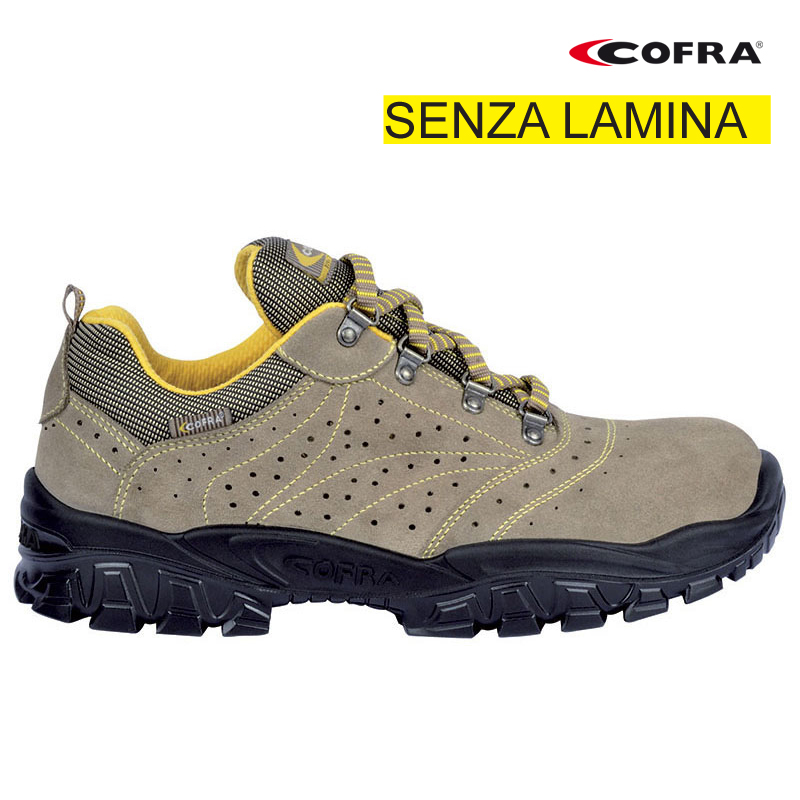 SCARPA BASSA COFRA NILO S1 SENZA LAMINA SOLO PUNTALE  SCAMOSC. FORATA EN20345 CE