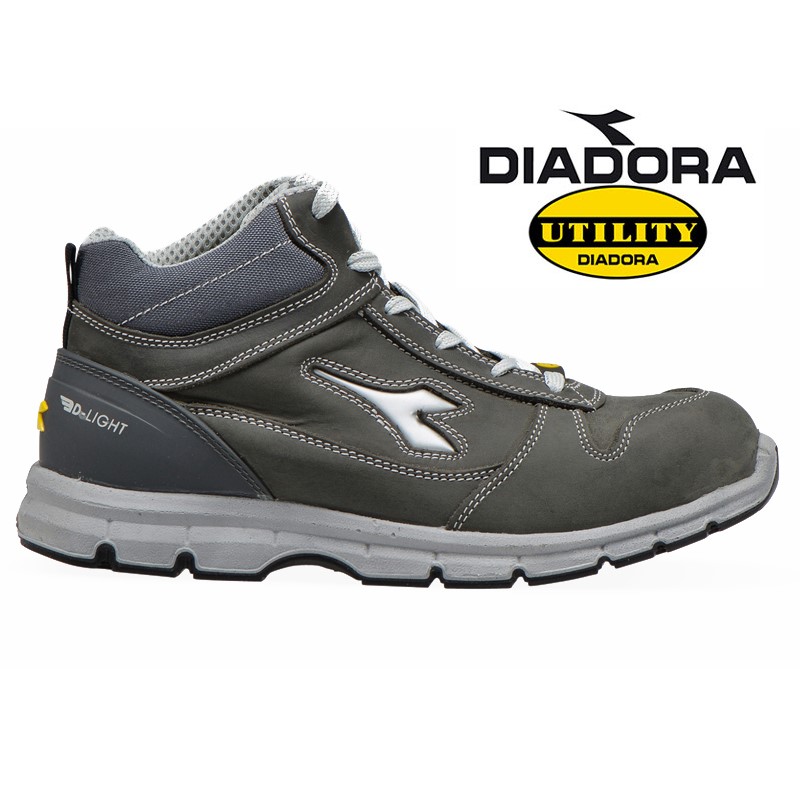 SCARPA ALTA DIADORA RUN II H S3 EN20345 NABUK  INGRASSATO ANTIPERFORAZIONE