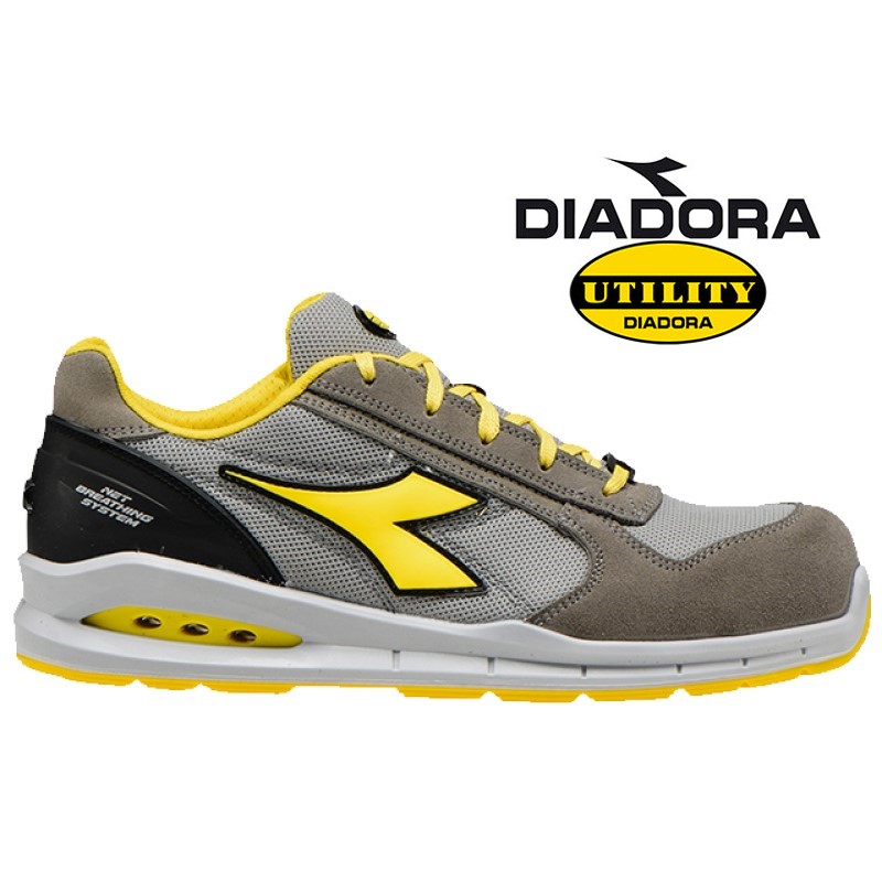 SCARPA BASSA DIADORA RUN S1P NET AIRBOX  IN TESSUTO CON SISTEMA DI AREAZIONE