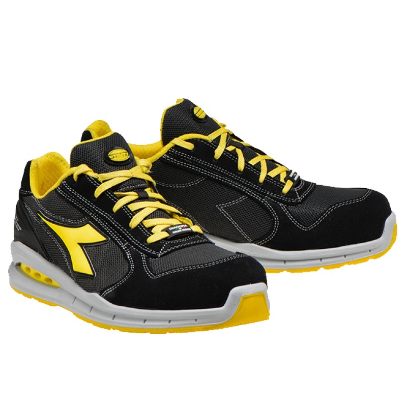 SCARPA BASSA DIADORA RUN S1P NET AIRBOX  IN TESSUTO CON SISTEMA DI AREAZIONE
