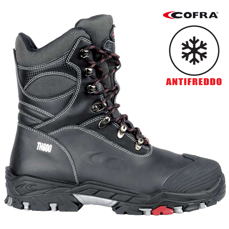 SCARPA ALTA COFRA BERING BIS S3 WR CI CE EN20345 PELLE NERA ANTIFREDDO -40&deg;