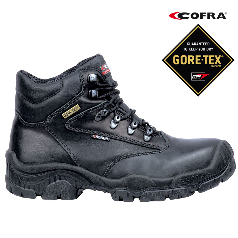 SCARPA ALTA COFRA HURRICANE S3 WR CE EN20345 NERA FODERA GORE-TEX ANTIPERFOR.