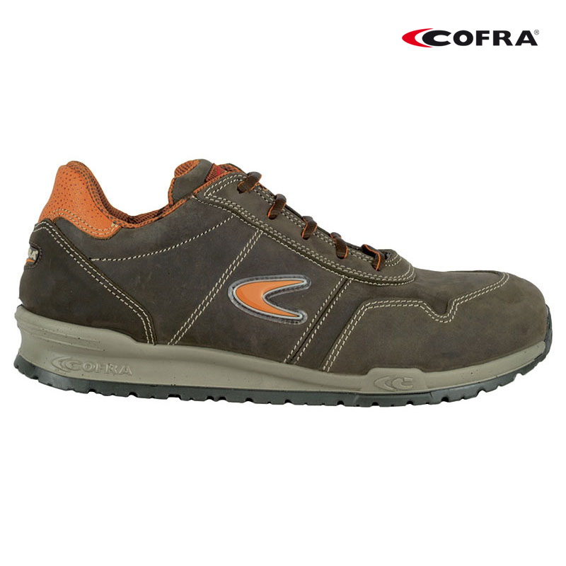 SCARPA COFRA BASSA YASHIN S3 EN20345 CE NABUK MARRO IDROREPELLENTE ANTIPERFORAZ