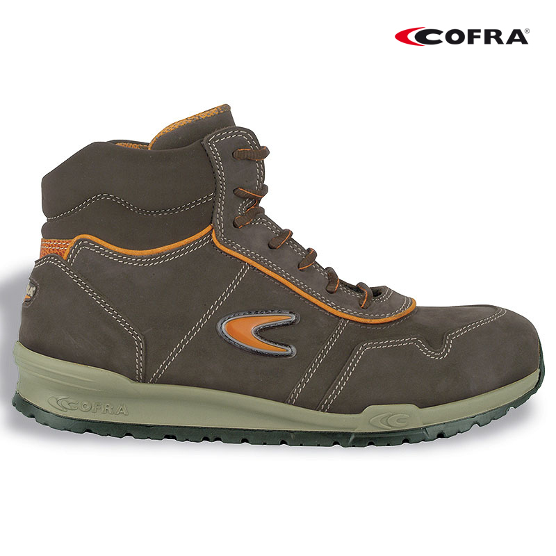 SCARPA ALTA COFRA PIOLA S3 EN20345  NABUK MARRONE IDROREPELLENTE
