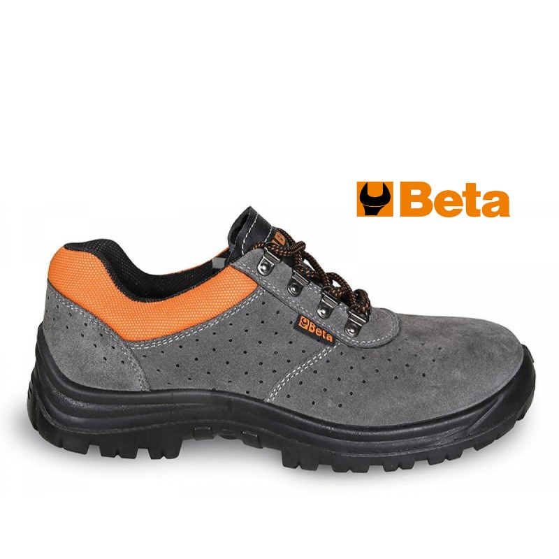 SCARPA BASSA BETA EASY S1P SCAMOSCIATA FORATA GRIGIA EN 20345 CE SRC