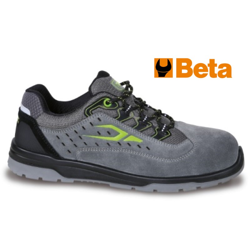 SCARPA BASSA 7317NA BETA S1P SCAMOSCIATA FORATA EN20345