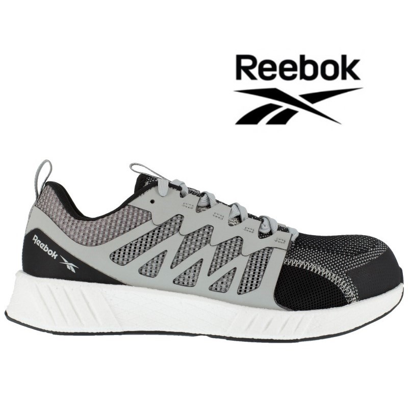 SCARPA BASSA REEBOK SPORT GR EXTRALIGHT S1P - TESSUTO GRIGIO TRASPIRANTE EN20345