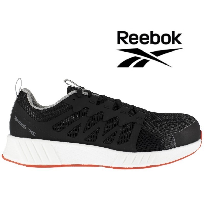 SCARPA BASSA REEBOK SPORT NR EXTRALIGHT S1P - TESSUTO NERO TRASPIRANTE EN20345