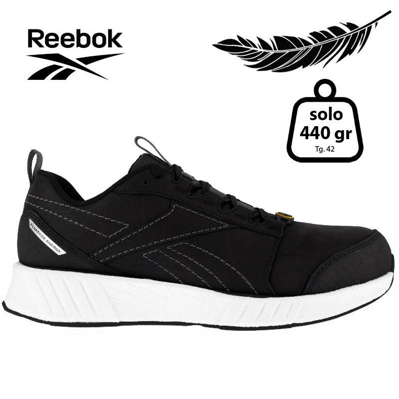 SCARPA BASSA REEBOK FUSION S3 SRC IN PELLE IDROREPELLENTE EN20345