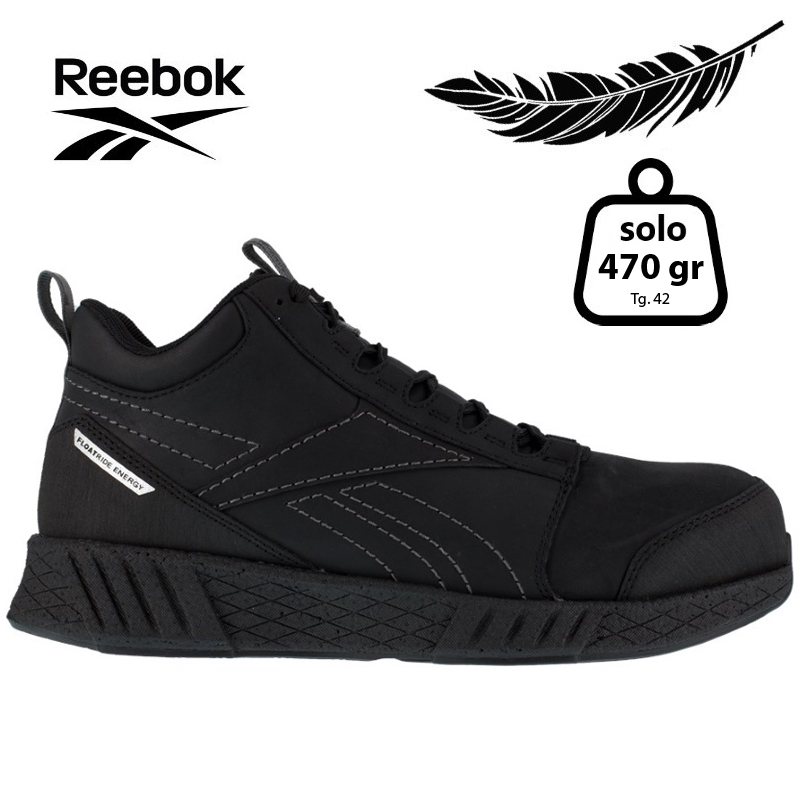 SCARPA ALTA REEBOK FUSION S3 SRC IN PELLE IDROREPELLENTE EN20345