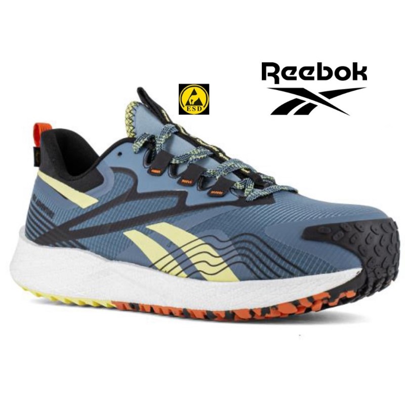 SCARPA FE4 ADVENTURE BASSA  REEBOK S1PS SRC HRO ESD - AZZURRA