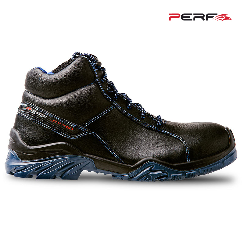 SCARPA ALTA PERF TORNADO HIGH S3 EN20345 PELLE NERA IDROREPELLENTE