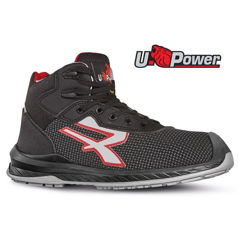 SCARPA ALTA STOCCOLMA U-POWER IN TESSUTO IDROREPELLENTE S3 E SOLETTA CONFORT WOW2