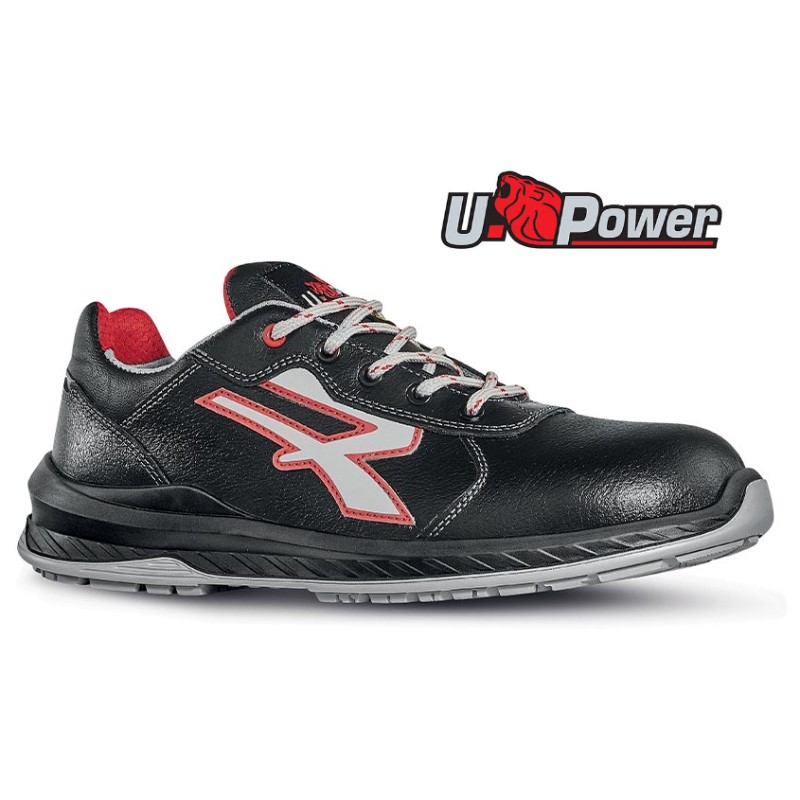 SCARPA BASSA PARIGI U-POWER IN PELLE  IDROREPELLENTE S3 E SOLETTA CONFORT WOW2