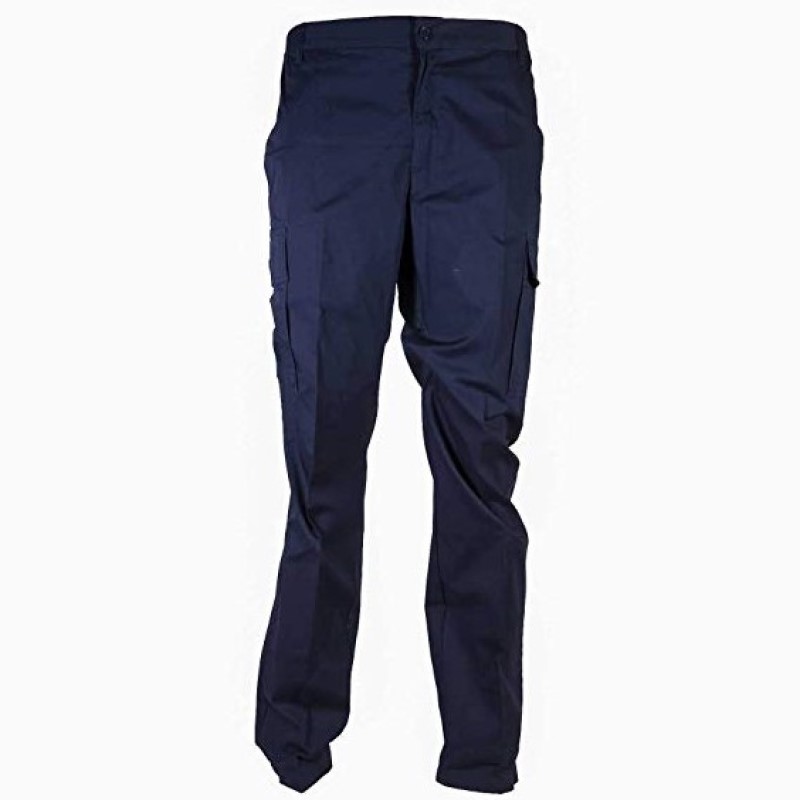 PANTALONE SIGGI LABOR COTONE MASSAUA BLU 270GR ELASTICO VITA CON TASCHE+TASCONE