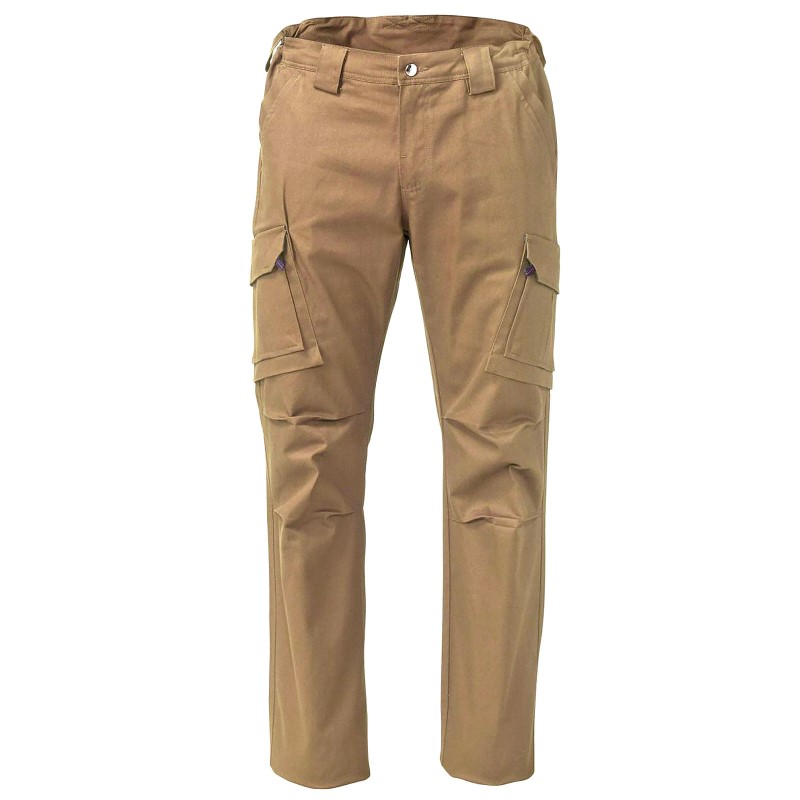 PANTALONE SIGGI LABOR COTONE MASSAUA BLU 270GR ELASTICO VITA CON TASCHE+TASCONE