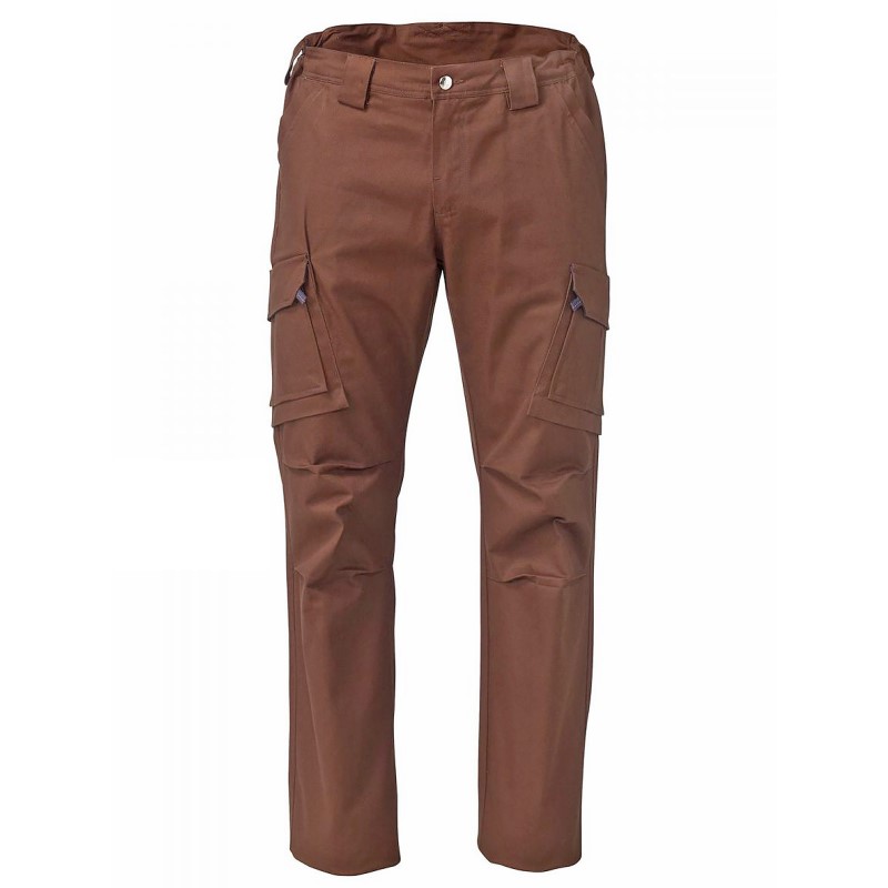 PANTALONE SIGGI LABOR COTONE MASSAUA BLU 270GR ELASTICO VITA CON TASCHE+TASCONE