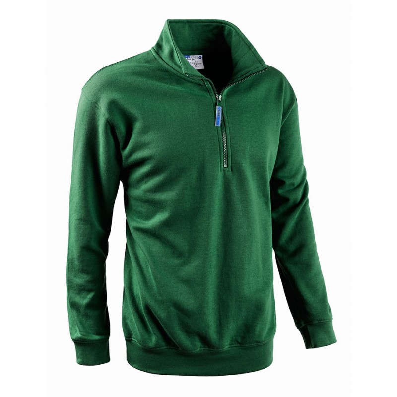 FELPA SMASH MEZZA ZIP LUPETTO ELASTICO  AI POLSI ED IN VITA