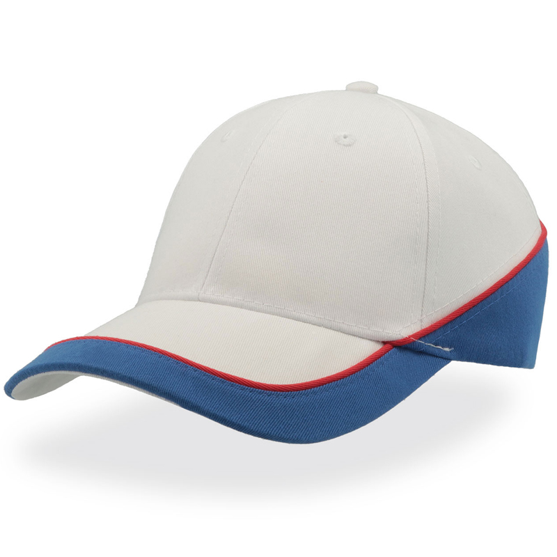 CAPPELLINO ATLANTIS BASEBALL RACING BICOLORE REGOLABILE CINTURINO E VELCRO