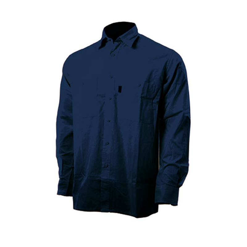 CAMICIA BLUE TECH TELA 100%COTONE 160 GR 2 TASCHE SUL PETTO CON BOTT. PORTAPENNA