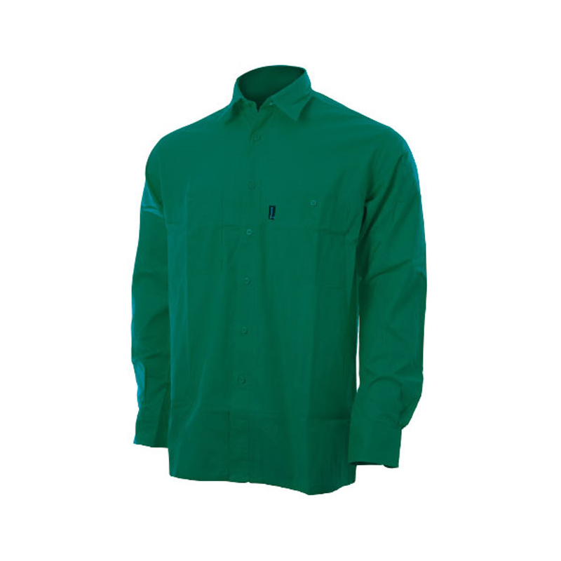 CAMICIA BLUE TECH TELA 100%COTONE 160 GR 2 TASCHE SUL PETTO CON BOTT. PORTAPENNA