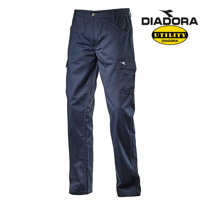 PANTALONE DIADORA LEVEL ART.173550 COTONE 250 GR 2 TASCONI LATERALI