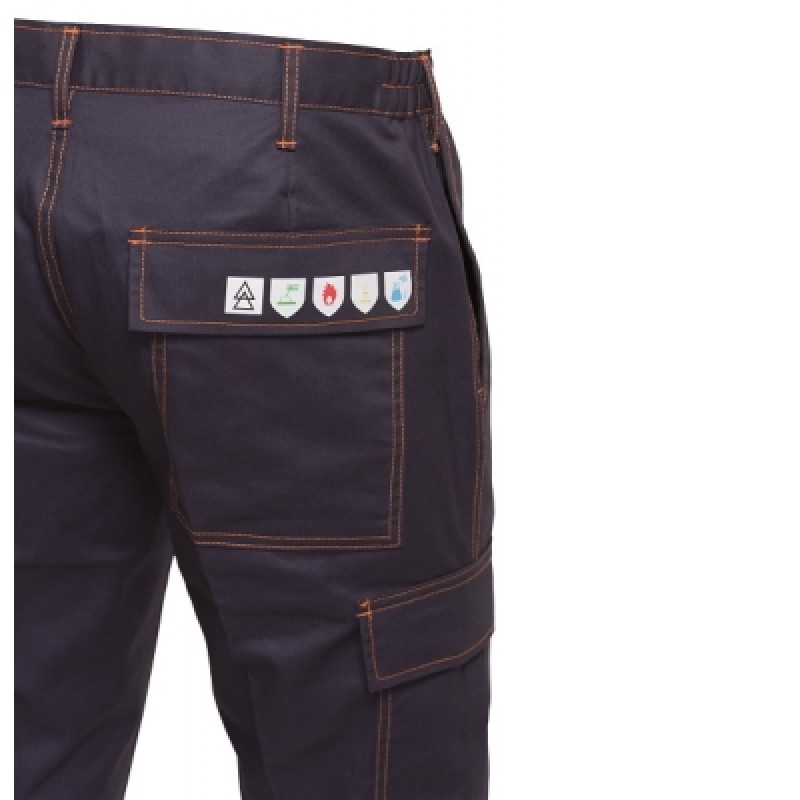 PANTALONE MULTINORMA IGNIFUGO ANTIACIDO ANTISTATICO ARCO ELETTRICO