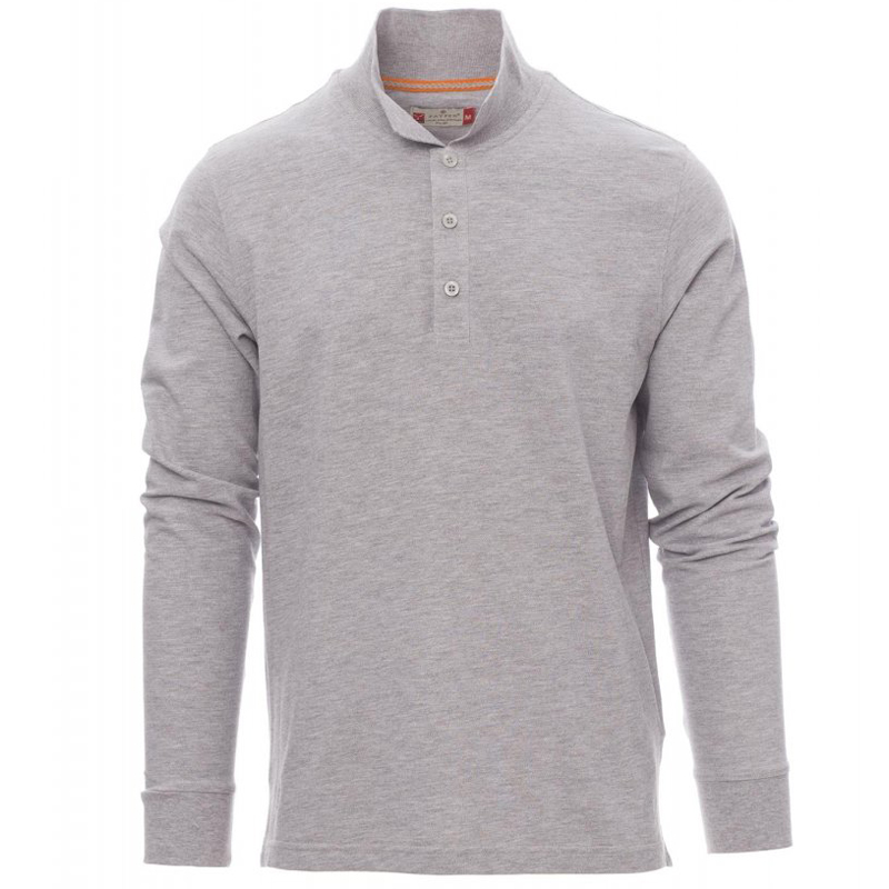 POLO PAYPER FLORENCE MANICA LUNGA  100 COTONE 210 GR. 3 BOT. IN TINTA