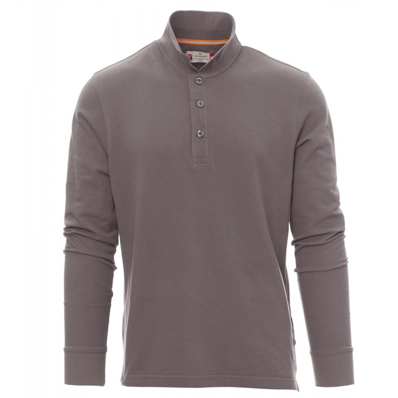 POLO PAYPER FLORENCE MANICA LUNGA  100 COTONE 210 GR. 3 BOT. IN TINTA