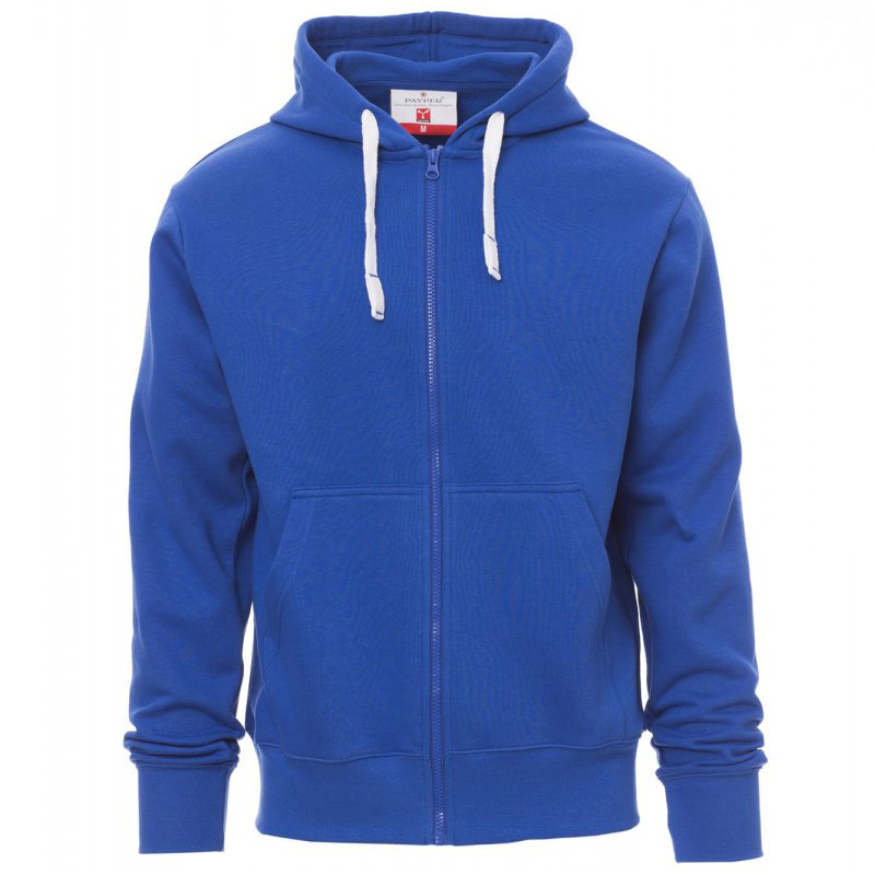 FELPA PAYPER PORTLAND ZIP INTERA CON CAPPUCCIO TASCHE A MARSUPIO