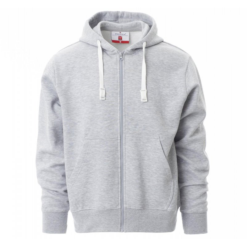 FELPA PAYPER PORTLAND ZIP INTERA CON CAPPUCCIO TASCHE A MARSUPIO
