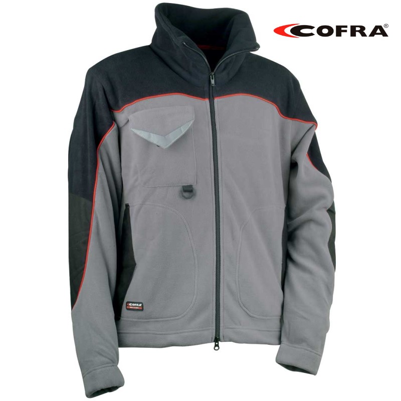 GIACCA RIDER IN PILE TUTTA ZIP COFRA PESO 280 GR.