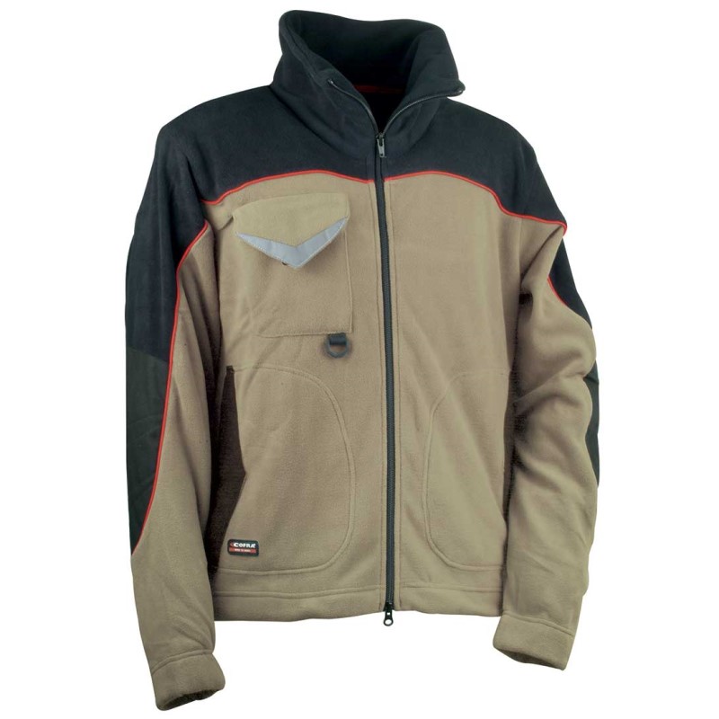 GIACCA RIDER IN PILE TUTTA ZIP COFRA PESO 280 GR.