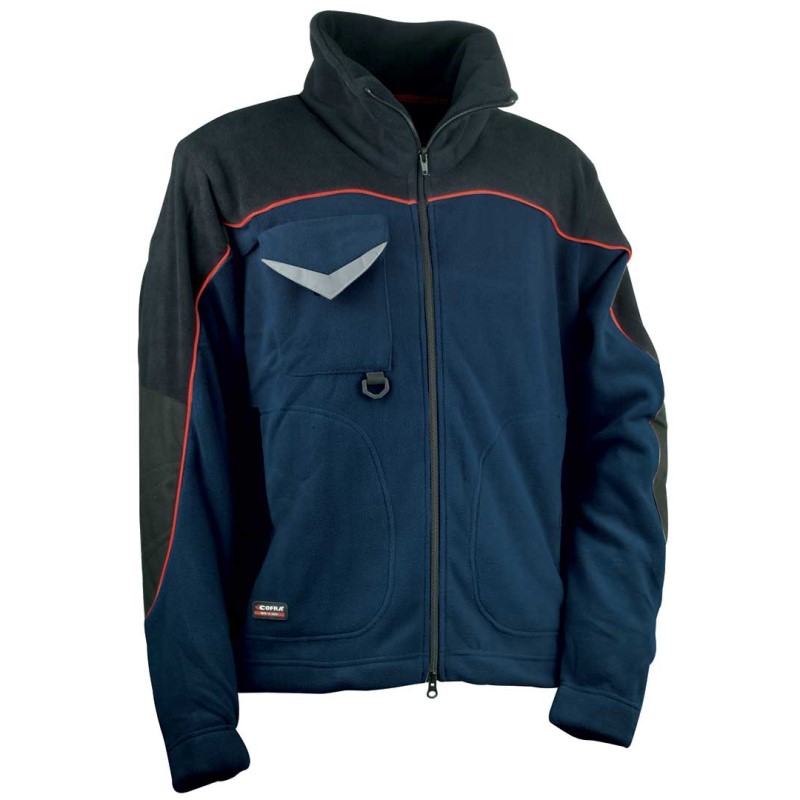 GIACCA RIDER IN PILE TUTTA ZIP COFRA PESO 280 GR.