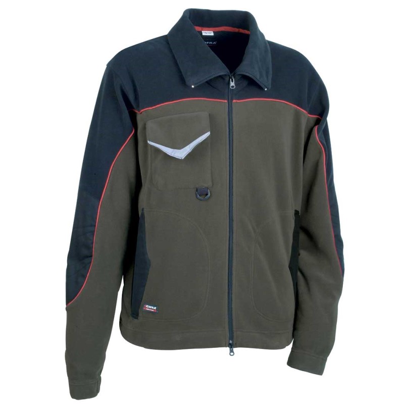 GIACCA RIDER IN PILE TUTTA ZIP COFRA PESO 280 GR.