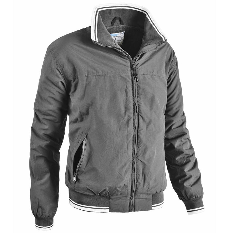 GIUBBINO PADDOCK BOMBER IN NYLON TASLON IMPERMEABILIZZATO E FODERATO IN PILE