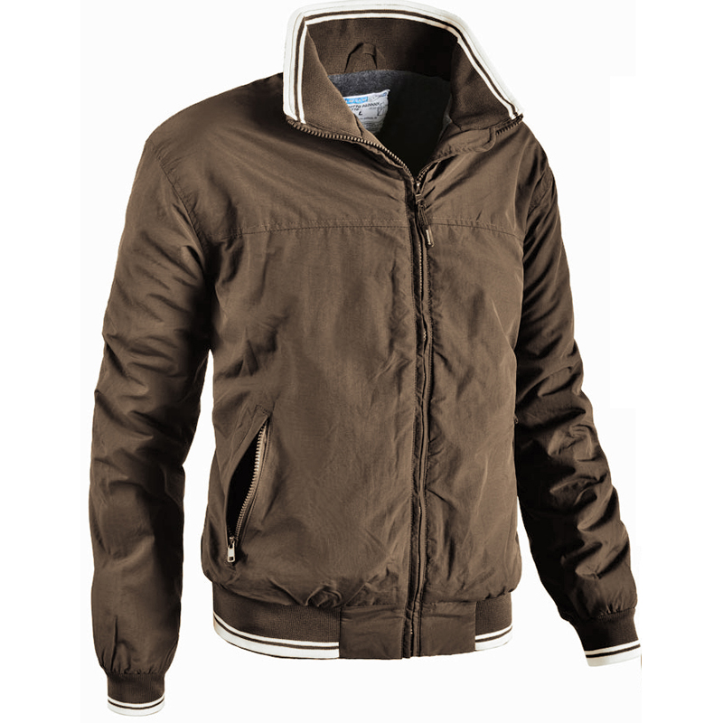 GIUBBINO PADDOCK BOMBER IN NYLON TASLON IMPERMEABILIZZATO E FODERATO IN PILE