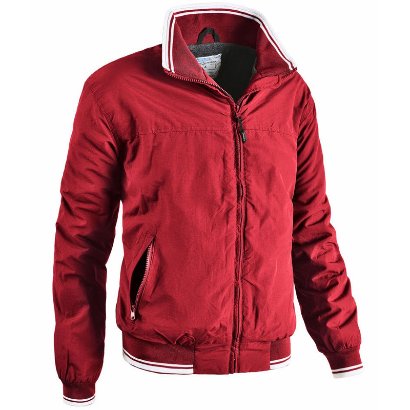 GIUBBINO PADDOCK BOMBER IN NYLON TASLON IMPERMEABILIZZATO E FODERATO IN PILE