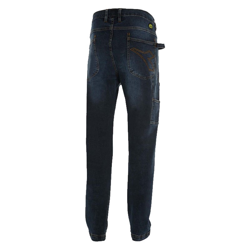 PANTALONE JEANS DIADORA STONE ISO 5 TASCHE + PORTAMETRO 159590