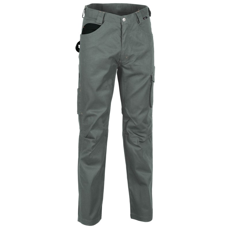 PANTALONE COFRA DRILL COTONE/POLIESTERE RESISTEN. STRAPPI ELASTICO VITA 5 TASCHE