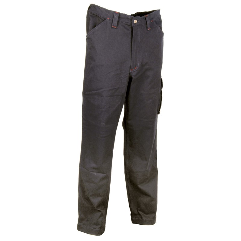 PANTALONE COFRA NEWCASTLE INVERN. COTONE FELPATO STRETCH  ELASTICO VITA 350 GR