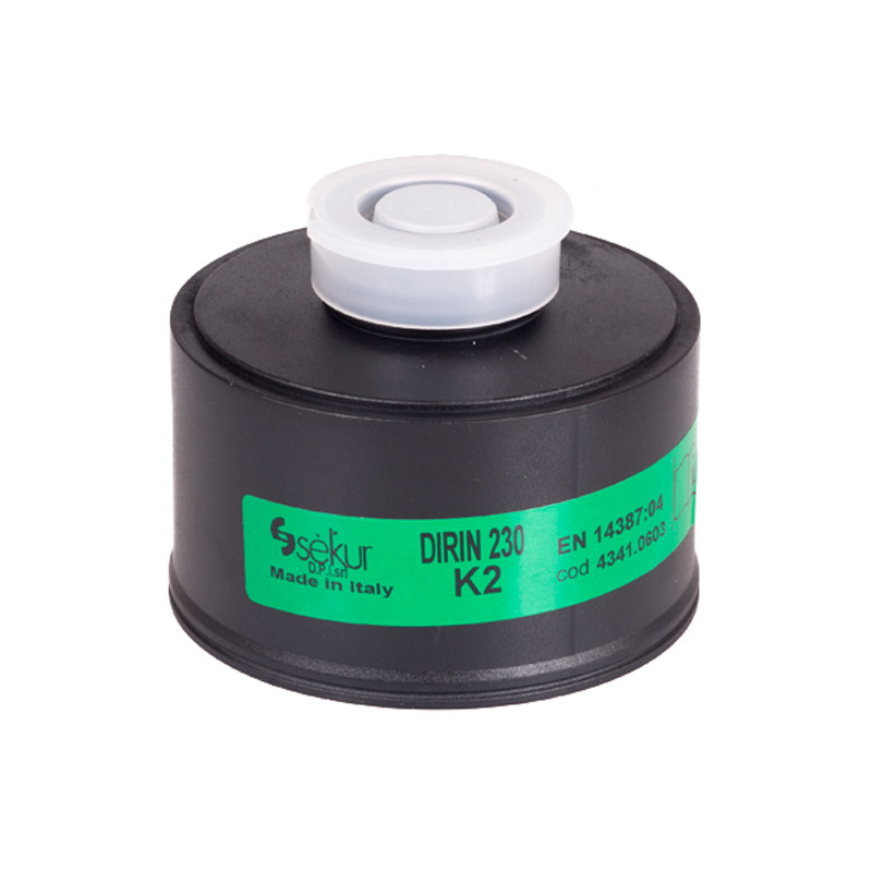 FILTRO SEKUR DIRIN 230 A2B2E2K1P3  POLIVALENTE ATTACCO DIN EN 148