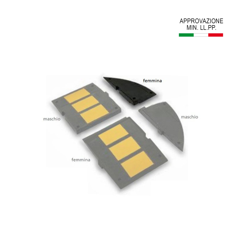 TERMINALE FEMMINA H 7 PER RALLENTATORI DA 7 CM