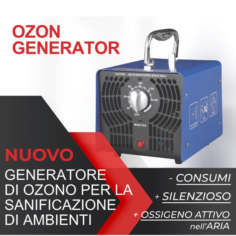 OZONIZZATORE D'ARIA PER SANIFICAZIONI  DI AMBIENTI DI NON GRANDI DIMENSIONI