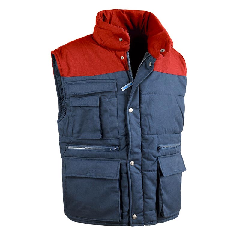 GILET MULTITASCHE ANTARES IN COTONE IMBOTTITO