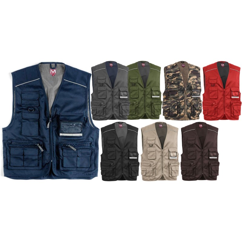 Promo Milano GILET MULTITASCHE PESCATORE - Promo Milano
